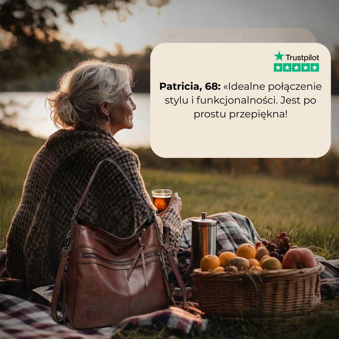 Margaux - Luksusowa Torba z Prawdziwej Skóry - 1 + 1 Gratis