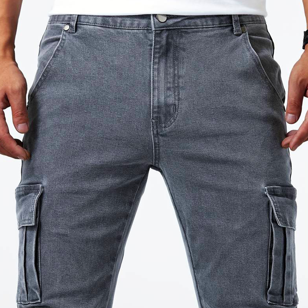 Alex | Jeansy cargo ze stretchem | 1+1 GRATIS