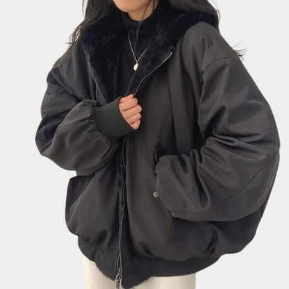 Oversize’owa zimowa kurtka damska Cozy – swobodny must-have na chłodne dni
