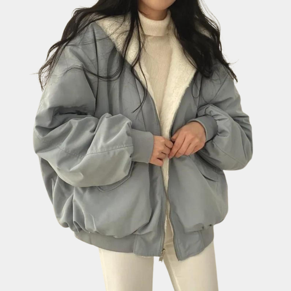 Oversize’owa zimowa kurtka damska Cozy – swobodny must-have na chłodne dni