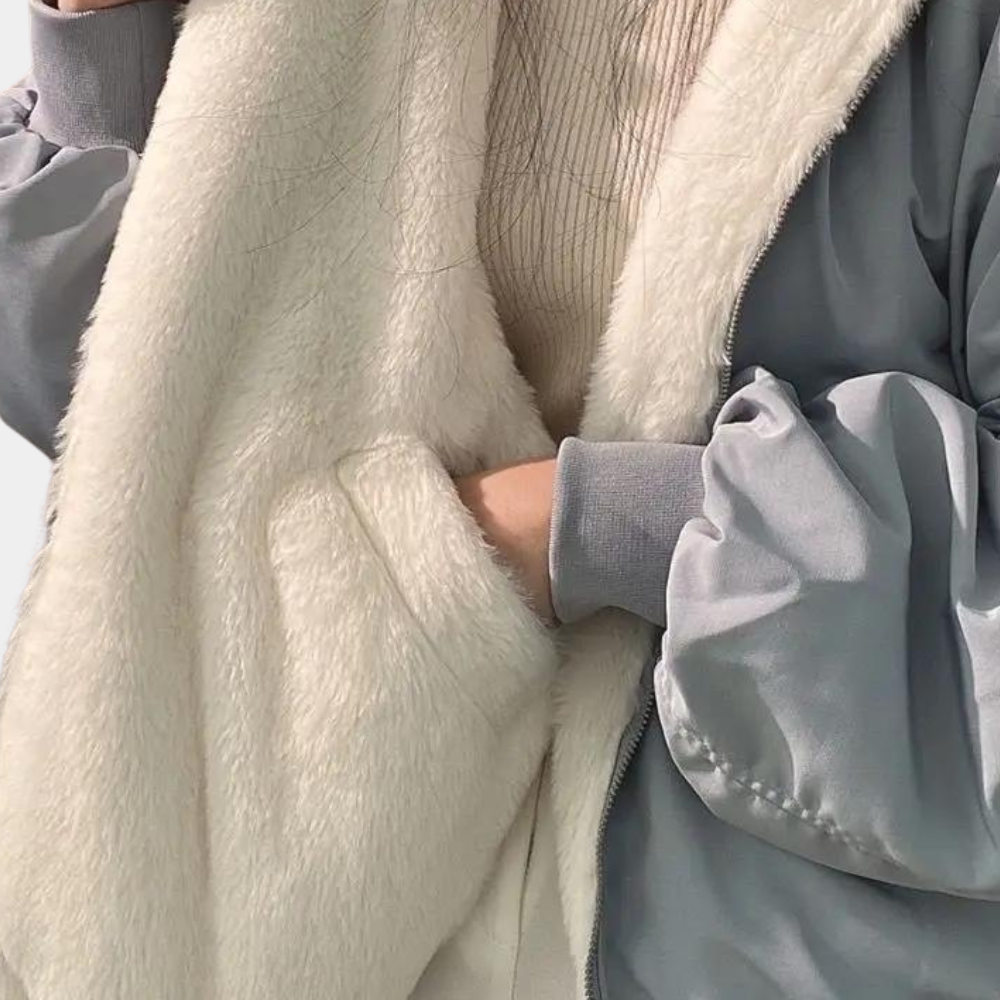 Oversize’owa zimowa kurtka damska Cozy – swobodny must-have na chłodne dni